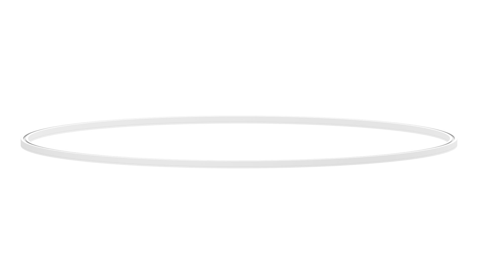 LUMINES RING type FLEXA D=950 mm white lacq.