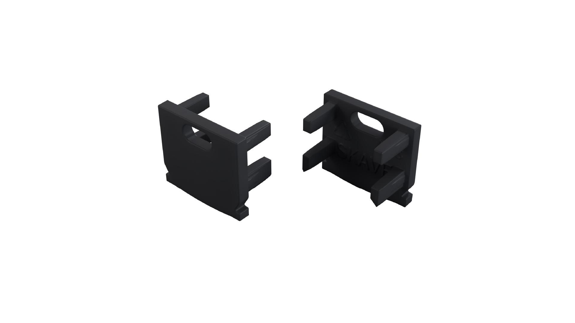 TEKKNI END CAP SKAVE, black