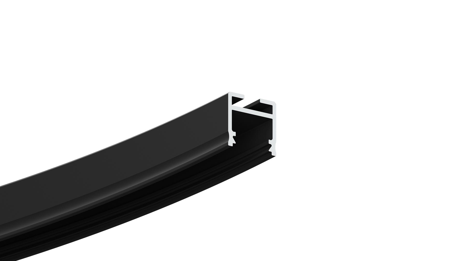 LUMINES RING type FLEXA D=950 mm black lacq.