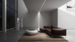 Lumines profile type Subli lacquered white, 3 m