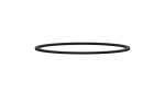 LUMINES RING type A D=600 mm black lacq.