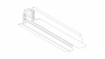 3-phase recessed-mounted track XTSF 4300-2 black 3m