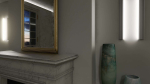 Lumines profile type CONVA lacquered white, 2,02 m