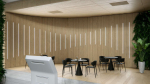 Lumines profile type W lacquered white 3 m