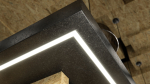 Lumines profile type B anodized inox, 1 m