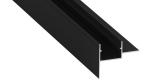 Profile LUMINES type Motta black lacquered 1 m