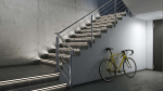 Lumines profile type Scala anodized silver, 2,02 m
