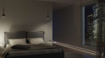 Lumines profile type Flaro lacquered white, 2,02 m
