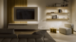 Profile TEKKNI+ type HELSE+ anodized silver, 1 m