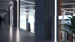 Lumines profile type SORGA lacquered white, 1 m