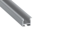 Lumines profile type inFLEXA anodized silver, 4,04 m