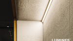Lumines profile type AGO white lacquered, 1 m