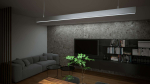 Lumines profile type CLARO anodized silver, 3 m