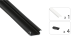 TEKKNI SELDE Set, black, frozen, 2.02 m 2.0