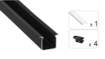 TEKKNI SKAGEN Set, black, milky cover, 3 m 2.0