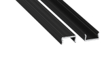 Profile LUMINES type atom black lacquered 4,15 m