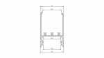 Profile LUMINES type Foldo silver anodized 3 m