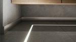 Lumines profile type Runo lacquered black, 1 m