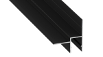 Profile LUMINES type Bruno black lacquered 3 m
