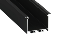 TEKKNI HEDE Set, black, transparent cover, 2.02 m